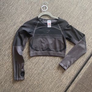 Gymshark long sleeve crop top